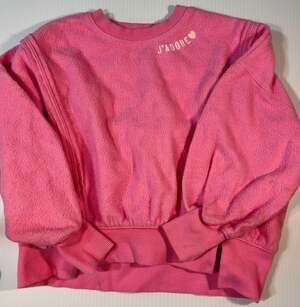Grayson Mini J'Adore Heart Pink Crewneck Sweatshirt